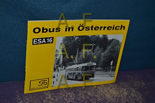 9783900134624: Obus in sterreich - Mackinger, Gunter