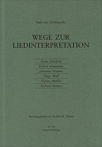Stock image for Wege zur Liedinterpretation for sale by medimops