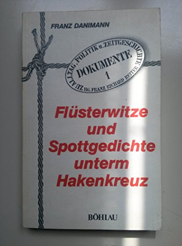 9783900766139: Flsterwitze und Spottgedichte unterm Hakenkreuz