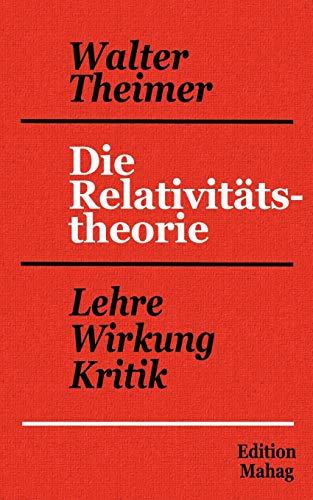 9783900800024: Die Relativit Tstheorie (German Edition)