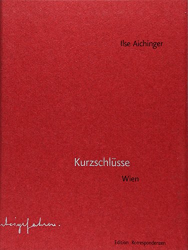 9783902113078: Aichinger, I: Kurzschlsse