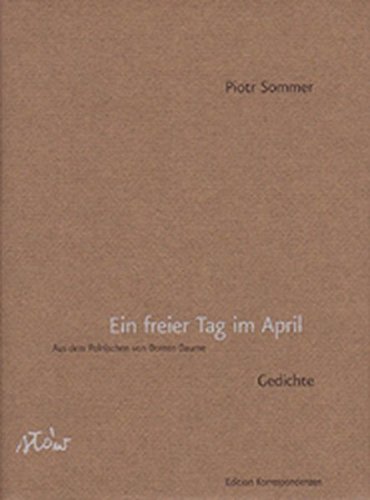 Stock image for Ein Freier Tag im April: Gedichte for sale by Raritan River Books