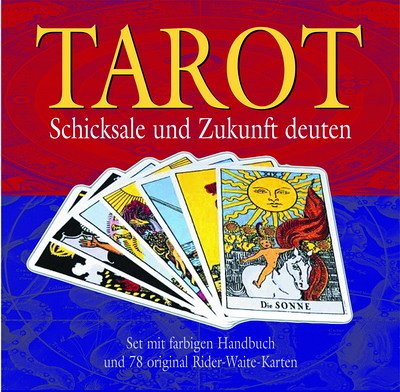 Stock image for Tarot (Buch + 78 Rider-Waite-Karten): Set mit farbigem Handbuch und 78 Original Rider-Waite-Karten for sale by medimops