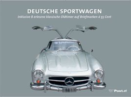 Imagen de archivo de Deutsche Sportwagen. Inklusive 8 erlesene klassische Oldtimer auf Briefmarken  55 Cent a la venta por Antiqua U. Braun