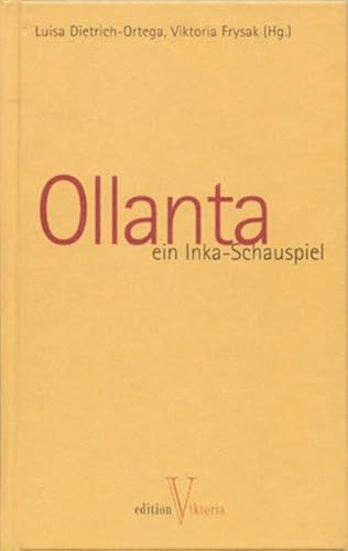 Beispielbild fr Ollanta: Ein Inka-Schauspiel zum Verkauf von medimops