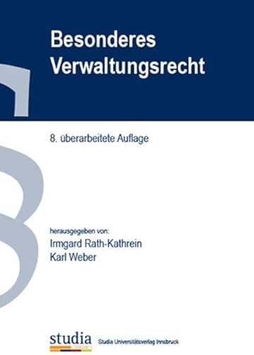 Beispielbild fr Besonderes Verwaltungsrecht (f. sterreich): 8. Auflage zum Verkauf von medimops