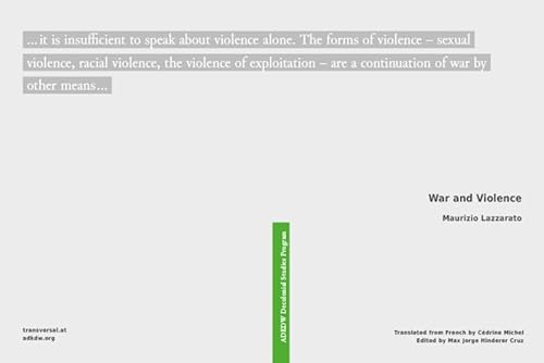 Beispielbild fr War and Violence (Dekoloniales Studienprogramm) zum Verkauf von medimops