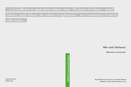 Stock image for War and Violence (Dekoloniales Studienprogramm) for sale by medimops