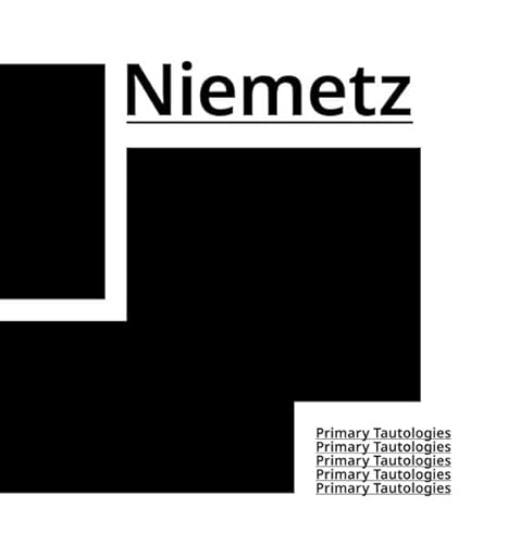 9783903320352: Michael Niemetz: Primary Tautologies