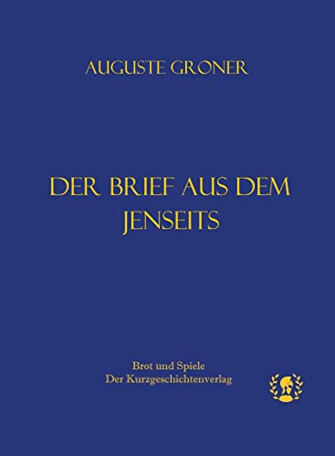 Beispielbild fr Der Brief aus dem Jenseits zum Verkauf von Blackwell's