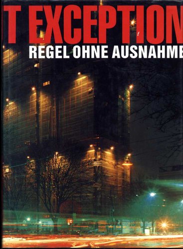 Beispielbild fr Rule without exception =: Regel ohne Ausnahme (German Edition) zum Verkauf von Irish Booksellers