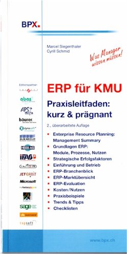 Beispielbild fr ERP fr KMU. Praxisleitfaden: kurz & prgnant zum Verkauf von medimops