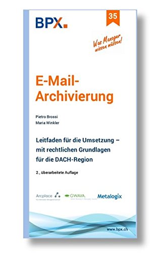 9783905413274: E-Mail-Archivierung