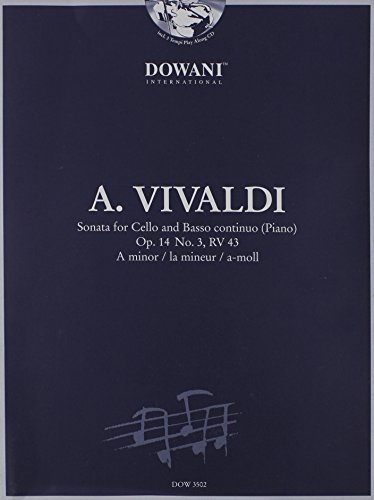 Imagen de archivo de Sonata for Cello and Basso Continuo in a Minor, Op. 14, No. 3, Rv 43 a la venta por GreatBookPrices
