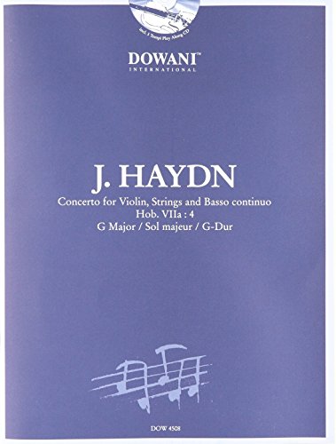 Beispielbild fr Concerto for Violin, Strings and Basso Continuo : In G Major, Hob. Viia:4 zum Verkauf von GreatBookPrices