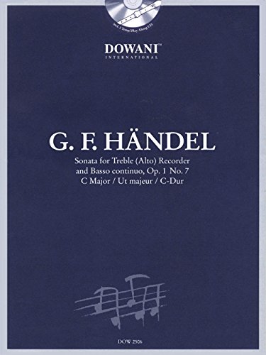 9783905476750: Handel: Sonata in C Major, Op. 1, No. 7 for Treble (Alto) Recorder and Basso Continuo