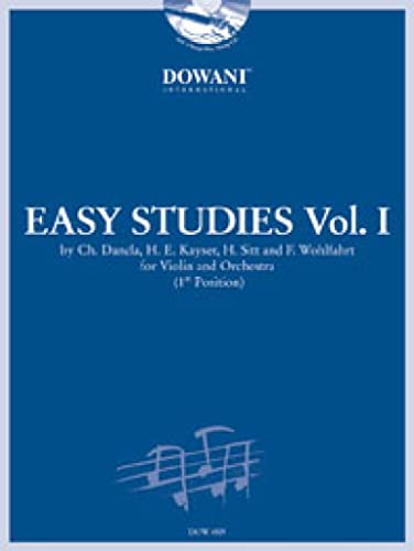 9783905476811: Charles dancla : easy studies vol. 1 (1st position) - recueil + support audio: For Violin and Orchestra