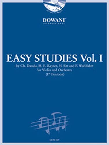 9783905476811: Charles dancla : easy studies vol. 1 (1st position) - recueil + support audio