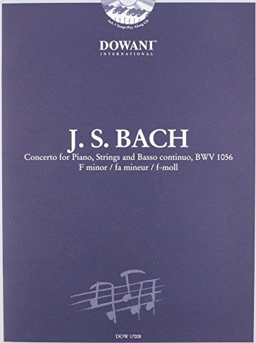 Beispielbild fr Concerto for Piano, Strings and Basso Continuo Bwv 1056 in F Minor zum Verkauf von Revaluation Books