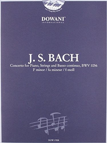 Stock image for Concerto for Piano, Strings and Basso Continuo Bwv 1056 in F Minor for sale by Revaluation Books