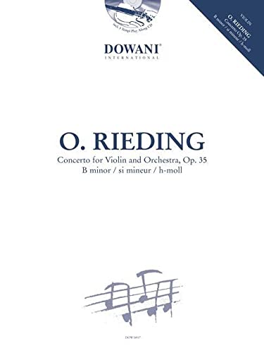 Stock image for Oskar Rieding: Concerto for Violin and Orchestra, Op. 35 B Minor (mit CD) for sale by medimops