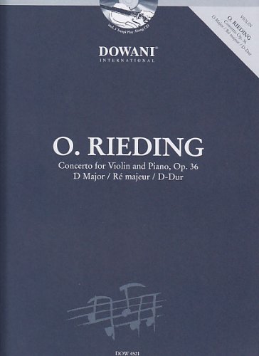 9783905477535: Concerto For Violin & Piano Op36 D Major Bk/CD (Dowani Book/CD)