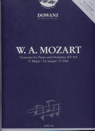 Beispielbild fr Concerto for Piano and Orchestra, KV 415 in C Major Piano reduction for Second Piano zum Verkauf von Snow Crane Media