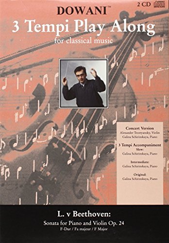 9783905479188: Beethoven - Sonata (Spring) for Piano and Violin Op. 24 in F Major: Booklet/2-CD Pack (Dowani 3 Tempi Play Along)
