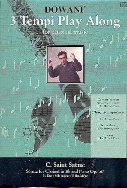 9783905479539: Sonata for clarinet in bb and piano op. 167 (3 Tempi Play Along)