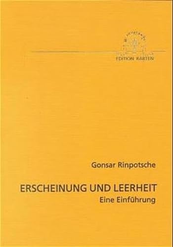 Erscheinung und Leerheit (9783905497267) by Gonsar Rinpotsche