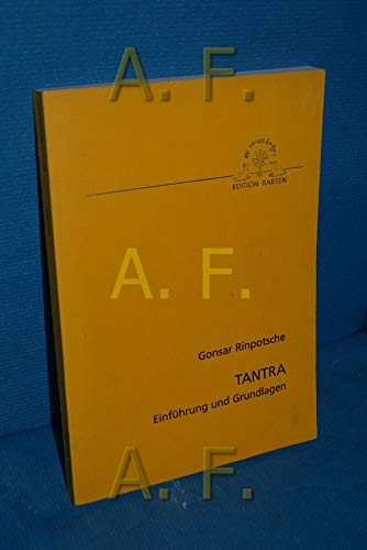 Tantra (9783905497519) by Gonsar Rinpotsche