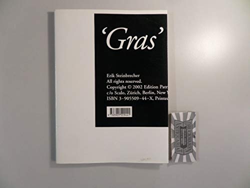 Beispielbild fr Gras Photographs 1993-2002 zum Verkauf von ANARTIST