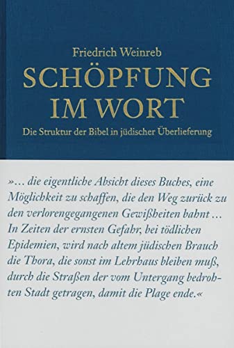 Beispielbild fr Schpfung im Wort zum Verkauf von Blackwell's