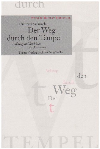 Imagen de archivo de Der Weg durch den Tempel -Language: german a la venta por GreatBookPrices