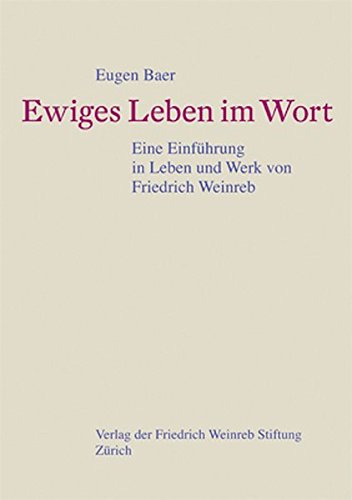 Imagen de archivo de Eugen, B: Ewiges Leben im Wort a la venta por Blackwell's