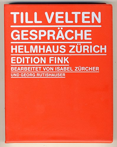 Beispielbild fr Till Velten : Gesprche (German) zum Verkauf von Antiquariat UEBUE