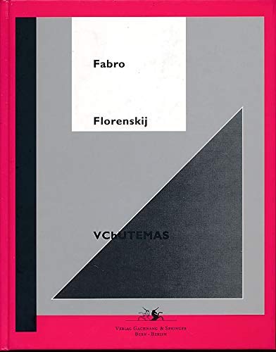 Fabro Florenskij VChUTEMAS (9783906127750) by Luciano Fabro