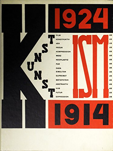 9783906700281: Die Kunstismen: 1914-1924