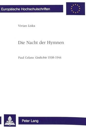 Imagen de archivo de Die Nacht der Hymnen. a la venta por SKULIMA Wiss. Versandbuchhandlung