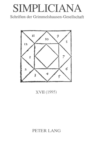 Imagen de archivo de Simpliciana XVII (1995). a la venta por SKULIMA Wiss. Versandbuchhandlung