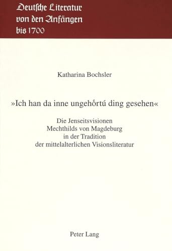 Imagen de archivo de Ich han da inne ungehoert ding gesehen. a la venta por SKULIMA Wiss. Versandbuchhandlung