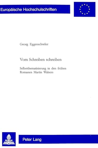 Vom Schreiben schreiben. - Eggenschwiler, Georg