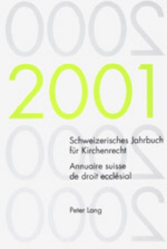 Stock image for Schweizerisches Jahrbuch fr Kirchenrecht. Band 6 (2001). for sale by SKULIMA Wiss. Versandbuchhandlung