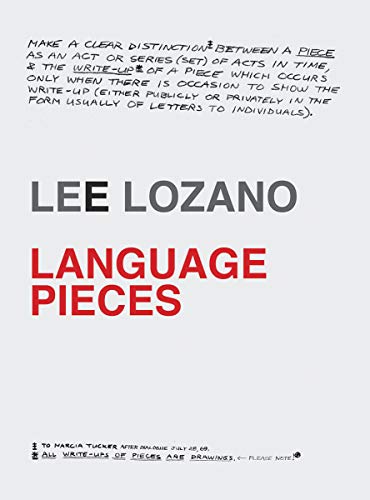 Imagen de archivo de Lee Lozano - Language Pieces a la venta por Blackwell's