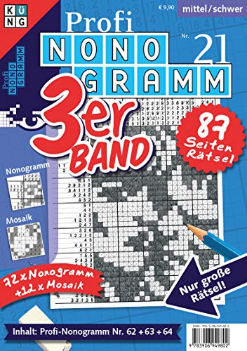 Stock image for Profi-Nonogramm 3er-Band Nr. 21 -Language: german for sale by GreatBookPrices
