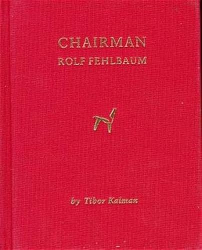 Stock image for Chairman: Rolf Fehlbaum (German Edition) for sale by SecondSale