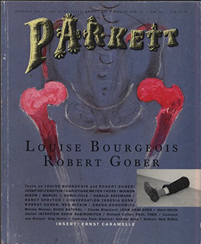 9783907509777: A Parkett 27: Bourgeois/R G (Parkett Art Magazine, No 26, 1991)