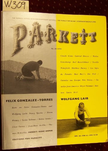 9783907509890: Parkett 39:Gonzalez-Torres& Laib