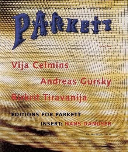 Stock image for Parkett No. 44 Vija Celmins, Andreas Gurskey, Rirkrit Tiravanija for sale by True Oak Books