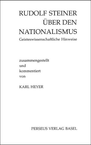 Beispielbild fr Rudolf Steiner ber den Nationalismus zum Verkauf von medimops